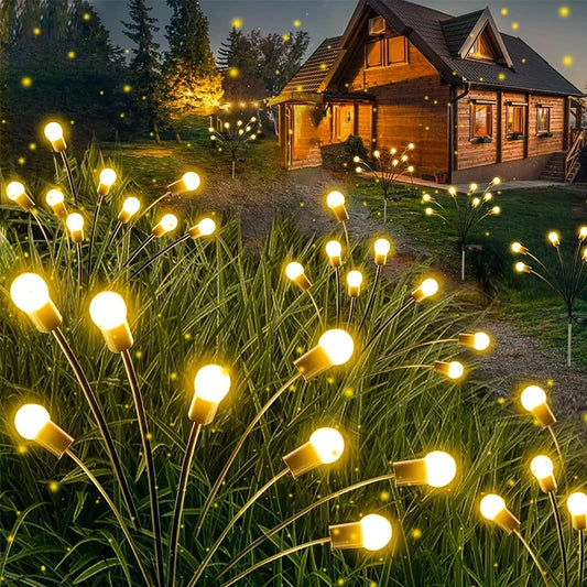 Solar Firefly Garden Lights – Waterproof Outdoor LED Swaying Lights for Yard, Patio & Pathway Decor